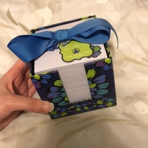 NWT Vera Bradley “take note” cube